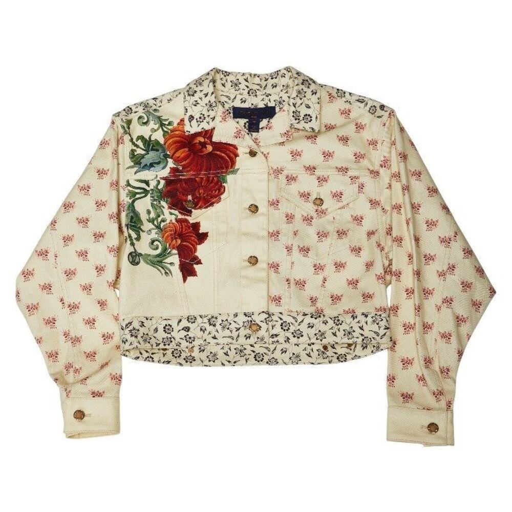 Louis Vuitton Flower Denim Jacket Multicolor